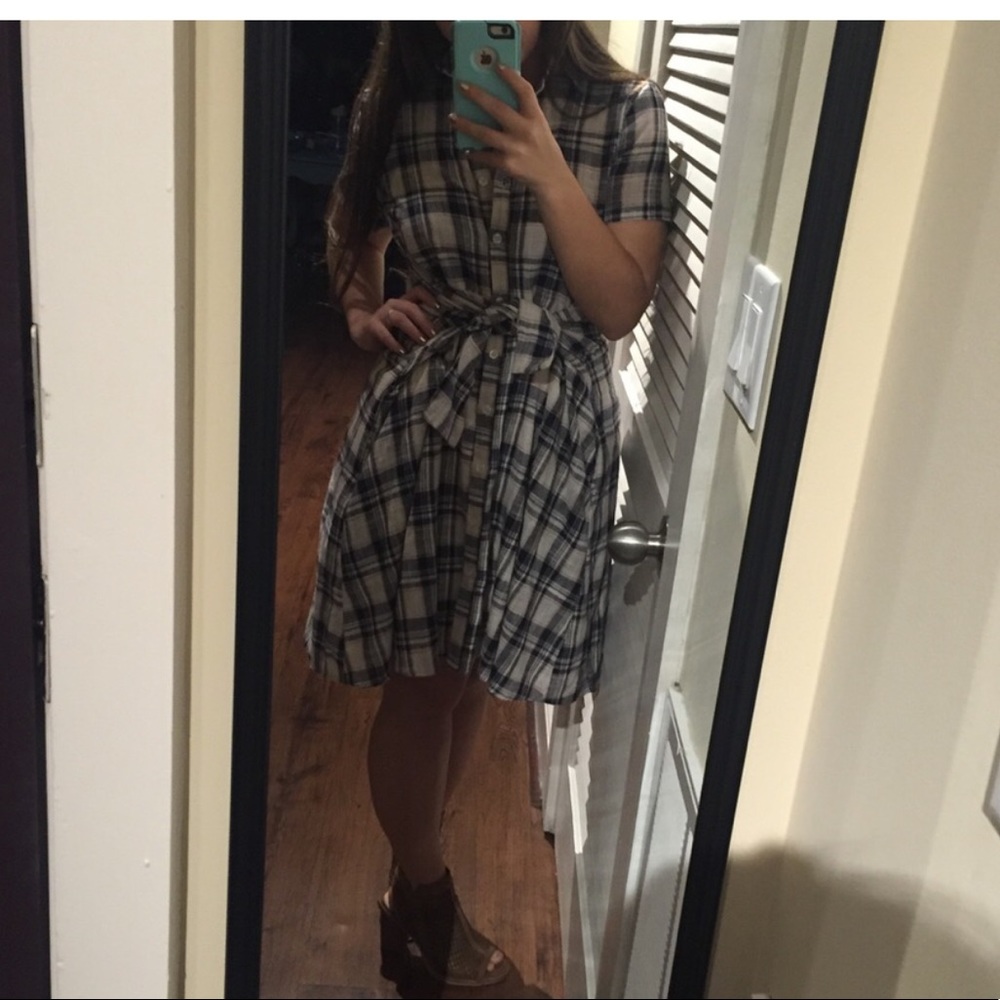 Boutique Plaid Dress